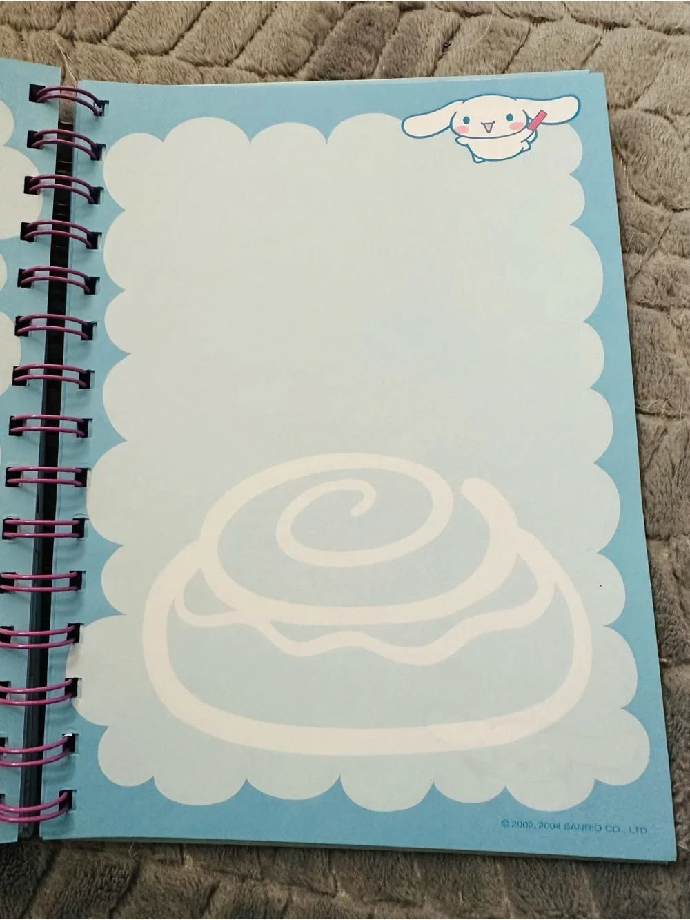 Sanrio Cinnamoroll Spiral Notebook - Blue